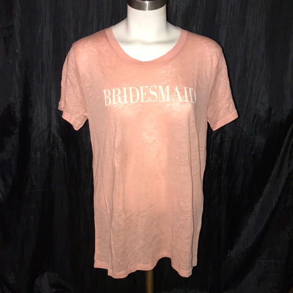 J. Crew Tops - J. Crew Linen “Bridesmaid” TShirt